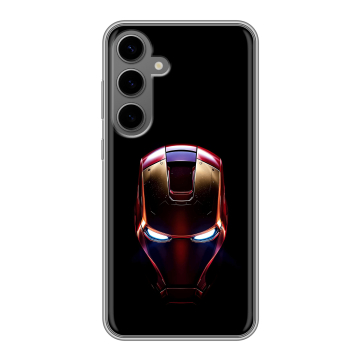 Силиконовый чехол на Samsung Galaxy S24 Plus с принтом IronMan Железный человек Силиконовый чехол на Samsung Galaxy S24 Plus с принтом IronMan Железный человек