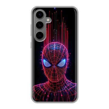 Силиконовый чехол на Samsung Galaxy S24 Plus с принтом Spiderman Человек паук Силиконовый чехол на Samsung Galaxy S24 Plus с принтом Spiderman Человек паук