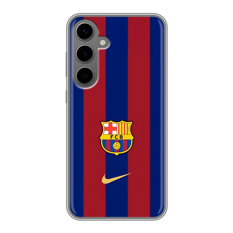 Силиконовый чехол на Samsung Galaxy S24 Plus с принтом Барселона Barcelona Силиконовый чехол на Samsung Galaxy S24 Plus с принтом Барселона Barcelona