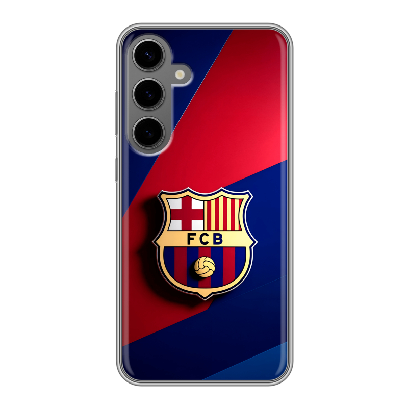 Силиконовый чехол на Samsung Galaxy S24 Plus с принтом Барселона Barcelona Силиконовый чехол на Samsung Galaxy S24 Plus с принтом Барселона Barcelona