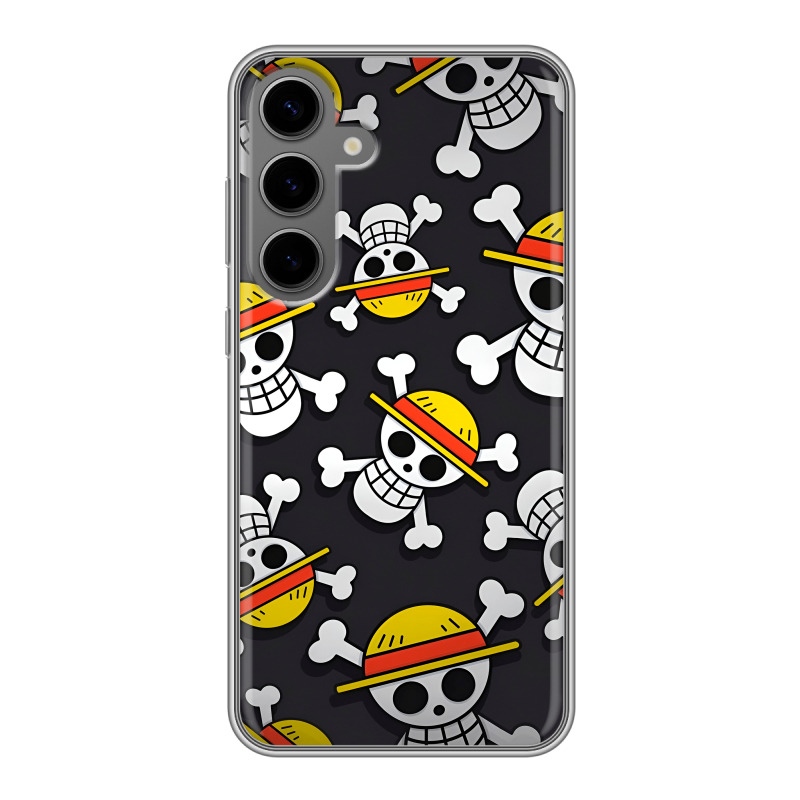 Силиконовый чехол на Samsung Galaxy S24 Plus с принтом One Piece Ван Пис Силиконовый чехол на Samsung Galaxy S24 Plus с принтом One Piece Ван Пис