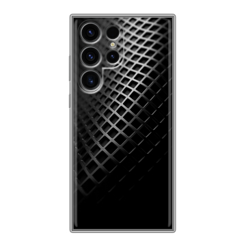 Силиконовый чехол на Samsung Galaxy S24 Ultra с принтом Текстура металла Силиконовый чехол на Samsung Galaxy S24 Ultra с принтом Текстура металла