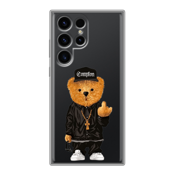 Силиконовый чехол на Samsung Galaxy S24 Ultra с принтом Плюшевый медведь Силиконовый чехол на Samsung Galaxy S24 Ultra с принтом Плюшевый медведь