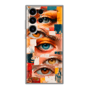 Силиконовый чехол на Samsung Galaxy S24 Ultra с принтом Модный принт