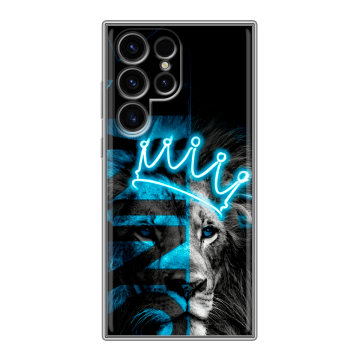 Силиконовый чехол на Samsung Galaxy S24 Ultra с принтом Король лев