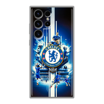Силиконовый чехол на Samsung Galaxy S24 Ultra с принтом Chelsea Челси