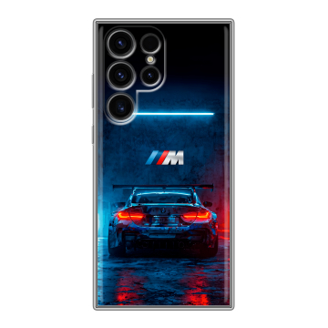 Силиконовый чехол на Samsung Galaxy S24 Ultra с принтом BMW БМВ Силиконовый чехол на Samsung Galaxy S24 Ultra с принтом BMW БМВ