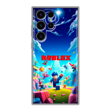Силиконовый чехол на Samsung Galaxy S24 Ultra с принтом Roblox Роблокс Силиконовый чехол на Samsung Galaxy S24 Ultra с принтом Roblox Роблокс