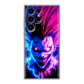 Силиконовый чехол на Samsung Galaxy S24 Ultra с принтом Death note Тетрадь смерти