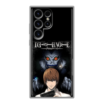 Силиконовый чехол на Samsung Galaxy S24 Ultra с принтом Death note Тетрадь смерти