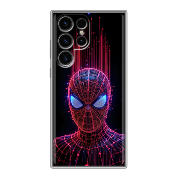 Силиконовый чехол на Samsung Galaxy S24 Ultra с принтом Spiderman Человек паук Силиконовый чехол на Samsung Galaxy S24 Ultra с принтом Spiderman Человек паук