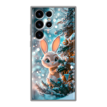 Силиконовый чехол на Samsung Galaxy S24 Ultra с принтом Новый год Силиконовый чехол на Samsung Galaxy S24 Ultra с принтом Новый год