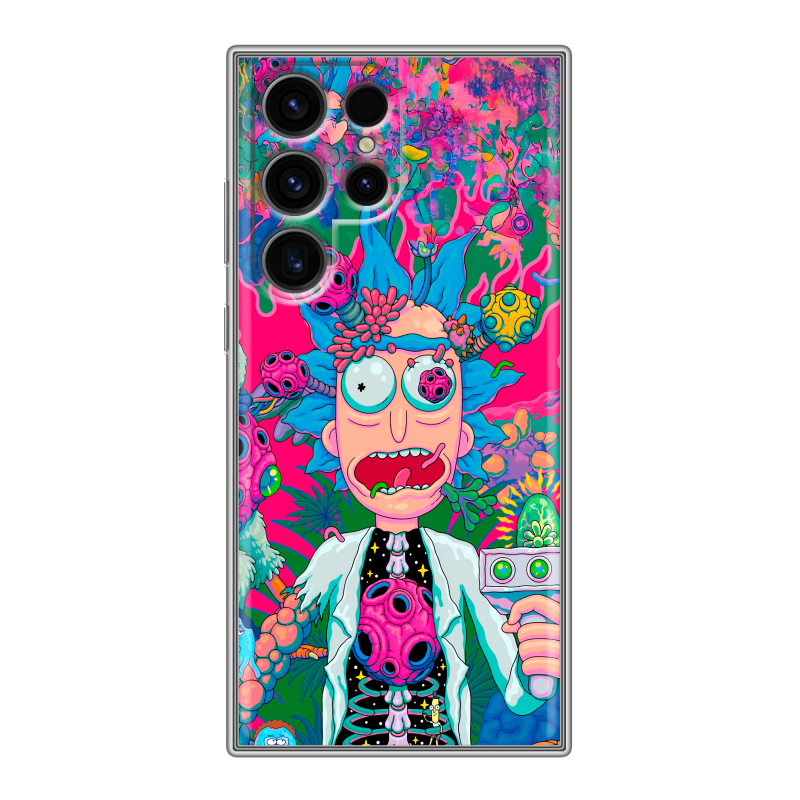 Силиконовый чехол на Samsung Galaxy S24 Ultra с принтом Рик и Морти Rick Morty Силиконовый чехол на Samsung Galaxy S24 Ultra с принтом Рик и Морти Rick Morty