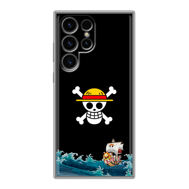 Силиконовый чехол на Samsung Galaxy S24 Ultra с принтом One Piece Ван Пис Силиконовый чехол на Samsung Galaxy S24 Ultra с принтом One Piece Ван Пис