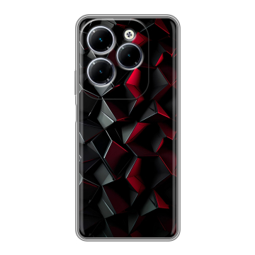 Силиконовый чехол на Infinix Hot 40 с принтом Абстракция Силиконовый чехол на Infinix Hot 40 с принтом Абстракция