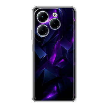 Силиконовый чехол на Infinix Hot 40 с принтом Абстракиция Силиконовый чехол на Infinix Hot 40 с принтом Абстракиция