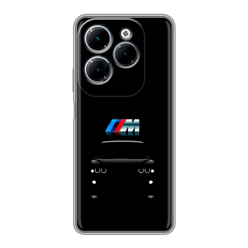 Силиконовый чехол на Infinix Hot 40 с принтом БМВ BMW