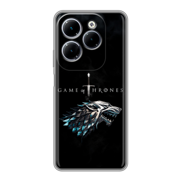 Силиконовый чехол на Infinix Hot 40 с принтом Игра Престолов Game Thrones Силиконовый чехол на Infinix Hot 40 с принтом Игра Престолов Game Thrones