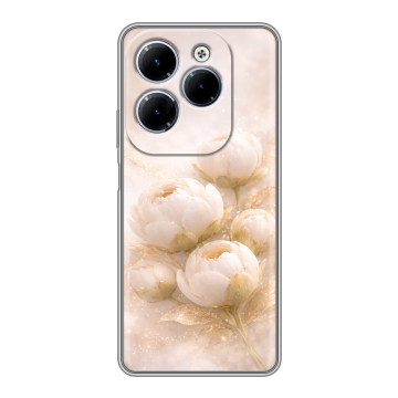Силиконовый чехол на Infinix Hot 40 с принтом женский Силиконовый чехол на Infinix Hot 40 с принтом женский