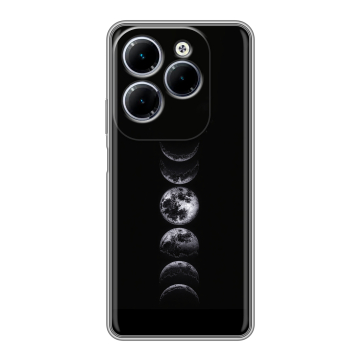 Силиконовый чехол на Infinix Hot 40 с принтом женский Силиконовый чехол на Infinix Hot 40 с принтом женский