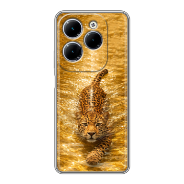 Силиконовый чехол на Infinix Hot 40 с принтом женский Силиконовый чехол на Infinix Hot 40 с принтом женский