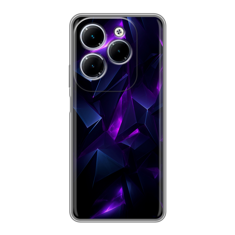 Силиконовый чехол на Infinix Hot 40 с принтом Абстракиция Силиконовый чехол на Infinix Hot 40 с принтом Абстракиция