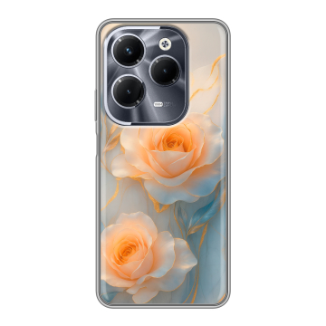 Силиконовый чехол на Infinix Hot 40 Pro с принтом Женский
