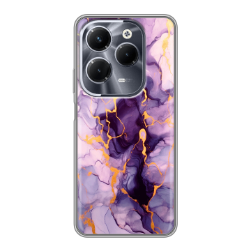 Силиконовый чехол на Infinix Hot 40 Pro с принтом Мрамор Силиконовый чехол на Infinix Hot 40 Pro с принтом Мрамор
