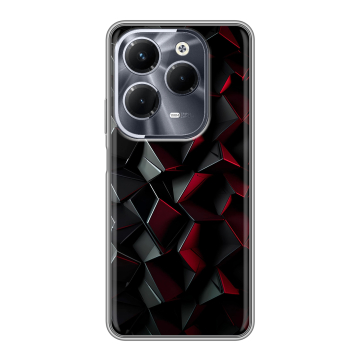 Силиконовый чехол на Infinix Hot 40 Pro с принтом Абстракция Силиконовый чехол на Infinix Hot 40 Pro с принтом Абстракция
