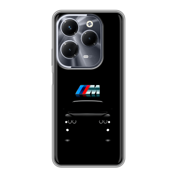 Силиконовый чехол на Infinix Hot 40 Pro с принтом БМВ BMW
