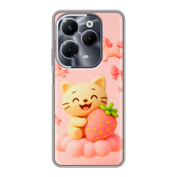 Силиконовый чехол на Infinix Hot 40 Pro с принтом для девочек Силиконовый чехол на Infinix Hot 40 Pro с принтом для девочек