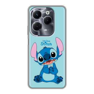 Силиконовый чехол на Infinix Hot 40 Pro с принтом Лило и Стич Силиконовый чехол на Infinix Hot 40 Pro с принтом Лило и Стич