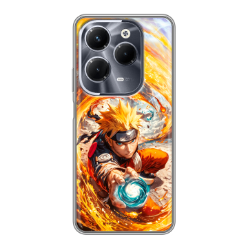 Силиконовый чехол на Infinix Hot 40 Pro с принтом Аниме Наруто Naruto Силиконовый чехол на Infinix Hot 40 Pro с принтом Аниме Наруто Naruto