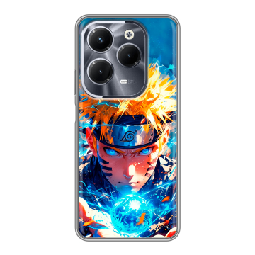 Силиконовый чехол на Infinix Hot 40 Pro с принтом Аниме Наруто Naruto Силиконовый чехол на Infinix Hot 40 Pro с принтом Аниме Наруто Naruto