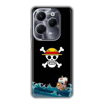 Силиконовый чехол на Infinix Hot 40 Pro с принтом One Piece Ван Пис Силиконовый чехол на Infinix Hot 40 Pro с принтом One Piece Ван Пис