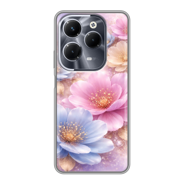Силиконовый чехол на Infinix Hot 40 Pro с принтом женский Силиконовый чехол на Infinix Hot 40 Pro с принтом женский