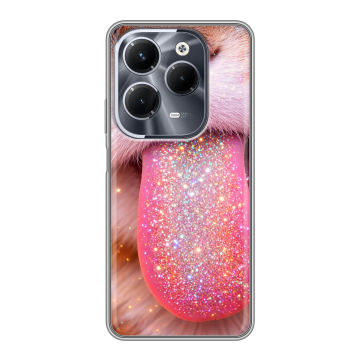Силиконовый чехол на Infinix Hot 40 Pro с принтом для девочек Силиконовый чехол на Infinix Hot 40 Pro с принтом для девочек