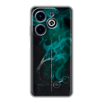 Силиконовый чехол на Infinix Hot 40i с принтом Гарри Поттер Harry Potter