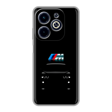 Силиконовый чехол на Infinix Hot 40i с принтом БМВ BMW