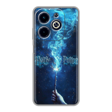 Силиконовый чехол на Infinix Hot 40i с принтом Harry Potter Гарри Поттер