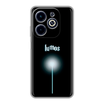 Силиконовый чехол на Infinix Hot 40i с принтом Harry Potter Гарри Поттер