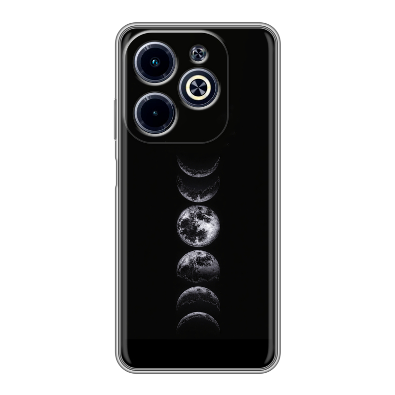 Силиконовый чехол на Infinix Hot 40i с принтом женский Силиконовый чехол на Infinix Hot 40i с принтом женский