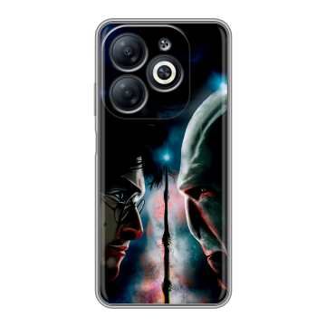 Силиконовый чехол на Infinix Smart 8 с принтом Гарри Поттер Harry Potter