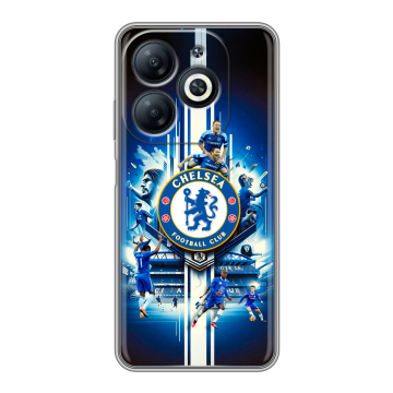 Силиконовый чехол на Infinix Smart 8 с принтом Chelsea Челси
