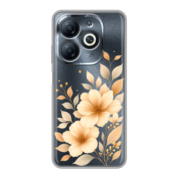 Силиконовый чехол на Infinix Smart 8 с принтом для девушки