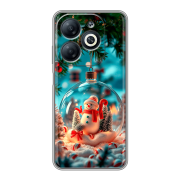 Силиконовый чехол на Infinix Smart 8 с принтом Новый год