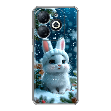 Силиконовый чехол на Infinix Smart 8 с принтом Новый год