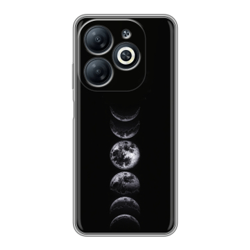Силиконовый чехол на Infinix Smart 8 с принтом женский Силиконовый чехол на Infinix Smart 8 с принтом женский