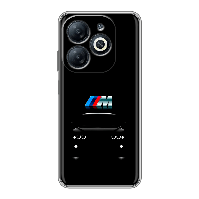 Силиконовый чехол на Infinix Smart 8 с принтом БМВ BMW Силиконовый чехол на Infinix Smart 8 с принтом БМВ BMW