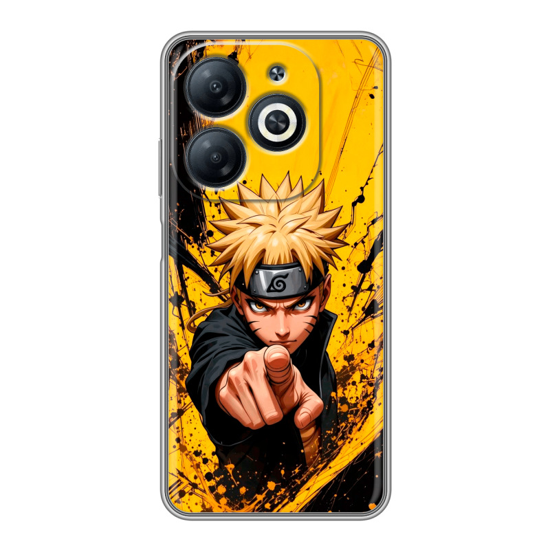 Силиконовый чехол на Infinix Smart 8 с принтом Naruto Наруто Силиконовый чехол на Infinix Smart 8 с принтом Naruto Наруто